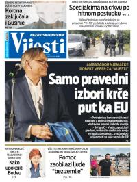 Vijesti - broj 7987, 3. jul 2020.