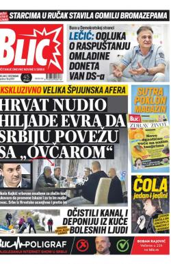 Blic - broj 8187, 2. dec 2019.