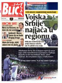 Blic - broj 7228, 29. mar 2017.