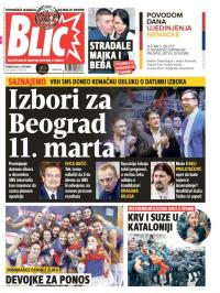 Blic - broj 7412, 2. okt 2017.