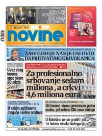 Dnevne novine - broj 2798, 30. sep 2020.