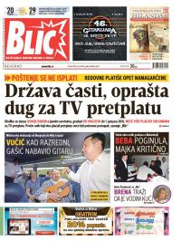 Blic - broj 6271, 29. jul 2014.