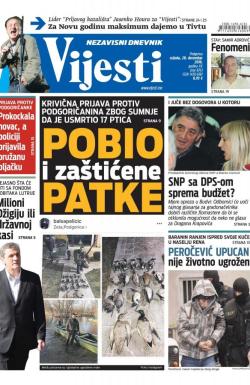 Vijesti - broj 6743, 28. dec 2016.