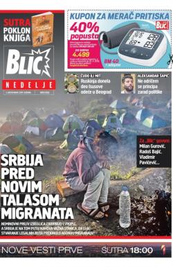 Blic - broj 8158, 3. nov 2019.