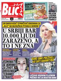 Blic - broj 8308, 7. apr 2020.