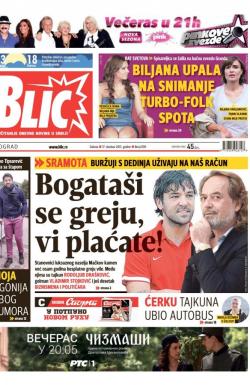 Blic - broj 6709, 17. okt 2015.