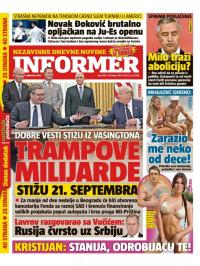 Informer - broj 2547, 7. sep 2020.