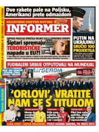 Informer - broj 3219, 16. nov 2022.