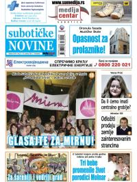 Nove Subotičke novine - broj 3, 18. jan 2013.