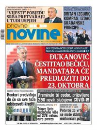 Dnevne novine - broj 2794, 25. sep 2020.