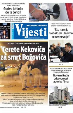 Vijesti - broj 7876, 10. mar 2020.