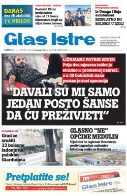 Glas Istre - broj 309, 11. nov 2022.