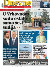 Dnevne novine - broj 3105, 23. sep 2021.