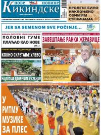 Nove kikindske novine - broj 306, 9. jun 2016.