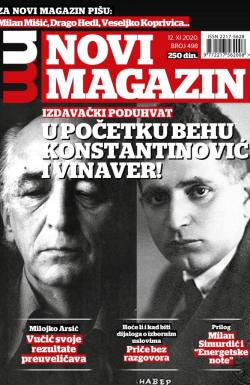 Novi magazin - broj 498, 12. nov 2020.