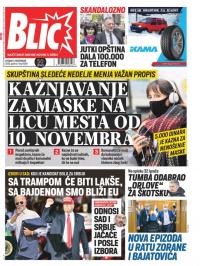 Blic - broj 8509, 3. nov 2020.