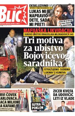 Blic - broj 7645, 30. maj 2018.