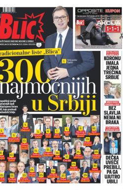 Blic - broj 8564, 28. dec 2020.