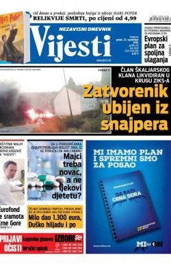 Vijesti - broj 6645, 23. sep 2016.