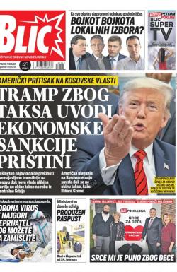 Blic - broj 8256, 13. feb 2020.