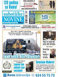 Nove Subotičke novine - broj 13, 29. mar 2013.