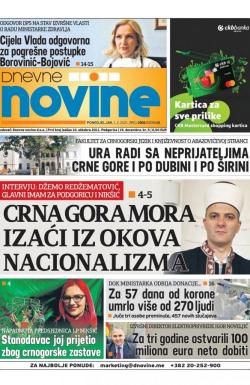 Dnevne novine - broj 2901, 1. feb 2021.