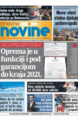 Dnevne novine - broj 2917, 19. feb 2021.