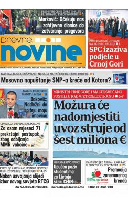 Dnevne novine - broj 2533, 19. nov 2019.