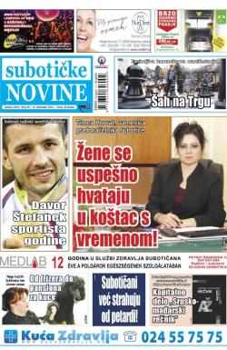 Nove Subotičke novine - broj 50, 16. dec 2016.