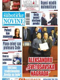 Nove Subotičke novine - broj 107, 15. mar 2019.