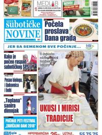 Nove Subotičke novine - broj 79, 31. avg 2018.