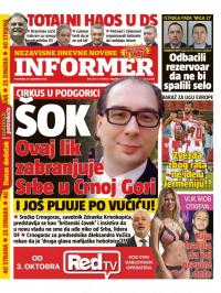 Informer - broj 2565, 28. sep 2020.