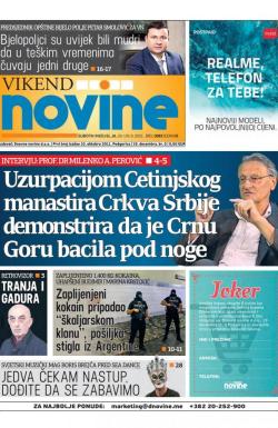 Dnevne novine - broj 3083, 28. avg 2021.