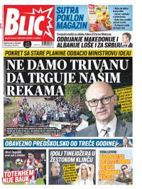 Blic - broj 8145, 21. okt 2019.