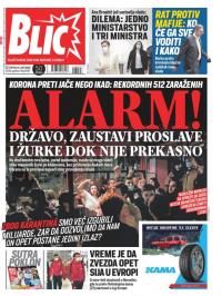 Blic - broj 8497, 22. okt 2020.