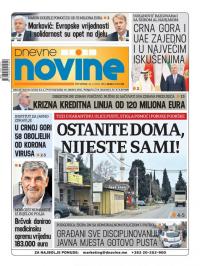 Dnevne novine - broj 2640, 26. mar 2020.