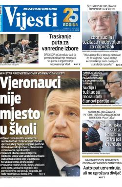 Vijesti - broj 8711, 13. jul 2022.