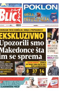 Blic - broj 6550, 11. maj 2015.