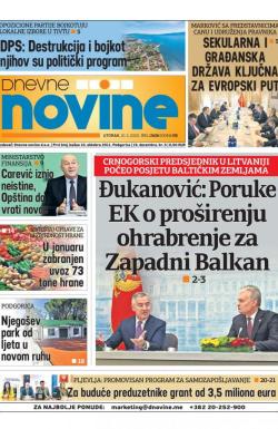 Dnevne novine - broj 2626, 10. mar 2020.