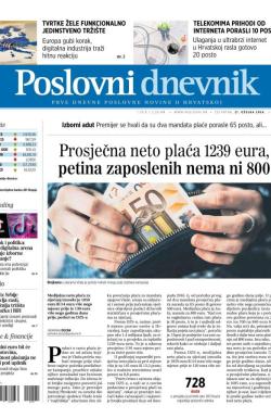 Poslovni Dnevnik - broj 5054, 21. mar 2024.