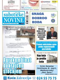 Nove Subotičke novine - broj 10, 7. mar 2014.