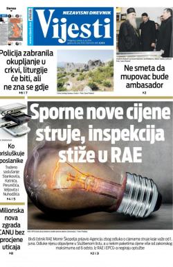 Vijesti - broj 7630, 6. jul 2019.