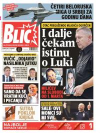 Blic - broj 7911, 25. feb 2019.