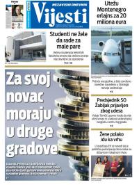 Vijesti - broj 7623, 29. jun 2019.