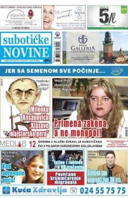 Nove Subotičke novine - broj 14, 8. apr 2016.