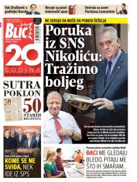 Blic - broj 7056, 4. okt 2016.