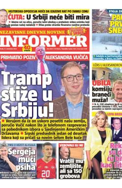 Informer - broj 3828, 12. nov 2024.