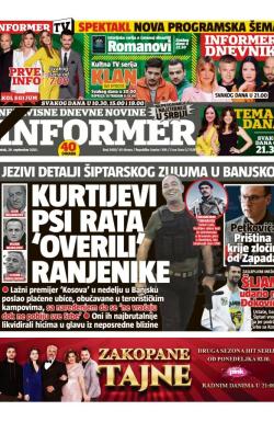 Informer - broj 3485, 29. sep 2023.