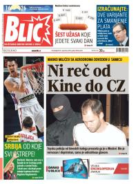 Blic - broj 6312, 8. sep 2014.