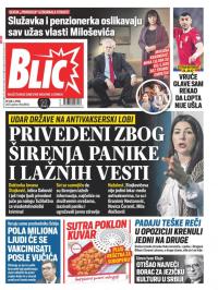 Blic - broj 8654, 2. apr 2021.